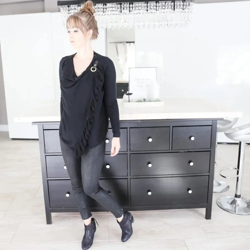 INC Ruffled Sweater - Picture 5 of 9